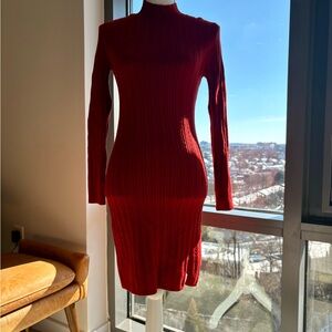 Abercrombie & Fitch Scarlet Long Sleeve Dress